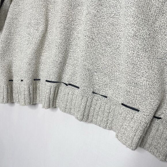 J Jill Womens Sweater 3X Gray Lagenlook Knit Drawstring Boho Comfort Easy Fit - Picture 3 of 8